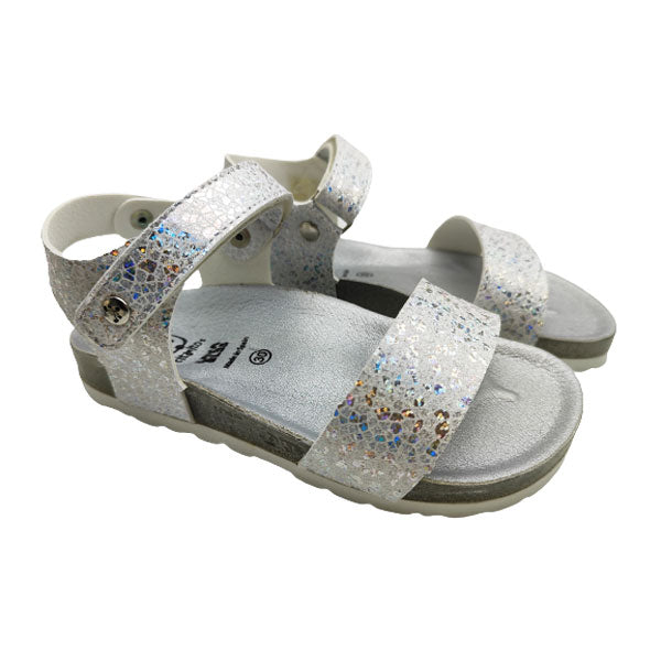 Sandalia plata de niña Titanitos