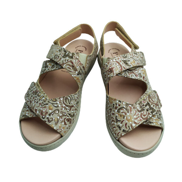 Sandalia velcros cruzados C. Puche