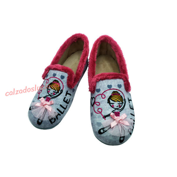 Zapatilla de niña para casa Vulca-Bicha