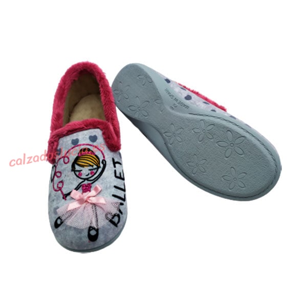 Zapatilla de casa invierno para niña V-B