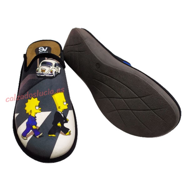 Zapatilla de casa Simpson en Abbey Road