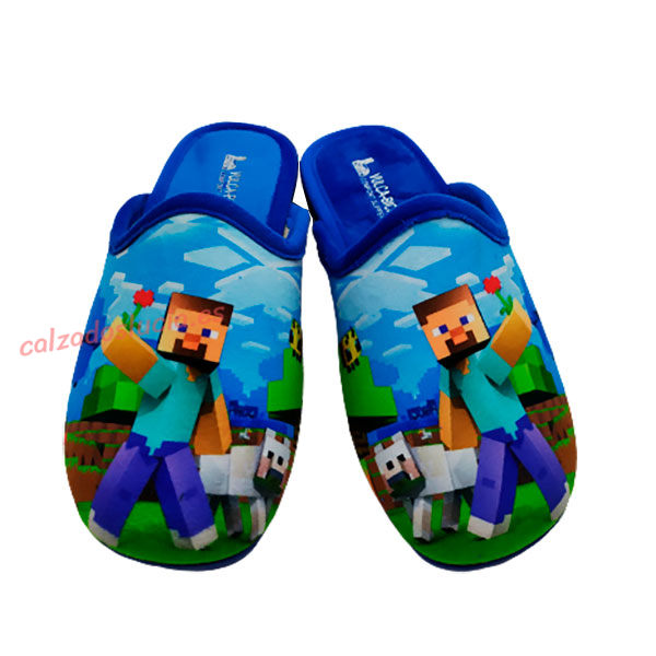 Zapatilla de casa destalonada de niño