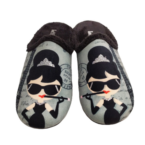 Zapatilla casa destalonada de mujer en París