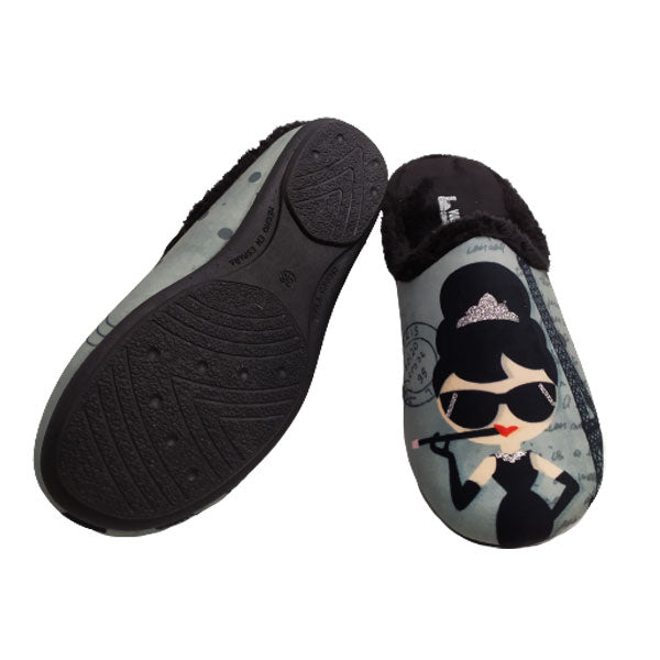 Zapatilla de casa Ingrid en París de Vulca-Bicha