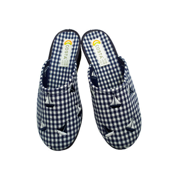Zapatilla de casa con cuña para el verano
