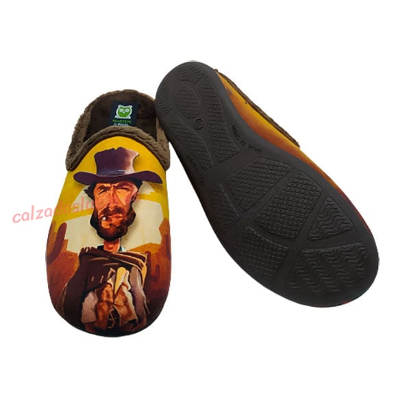 Zapatilla de casa Clint Eastwood de Marpen