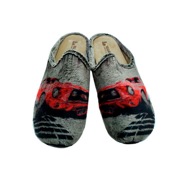 Zapatilla de casa para hombre de coches