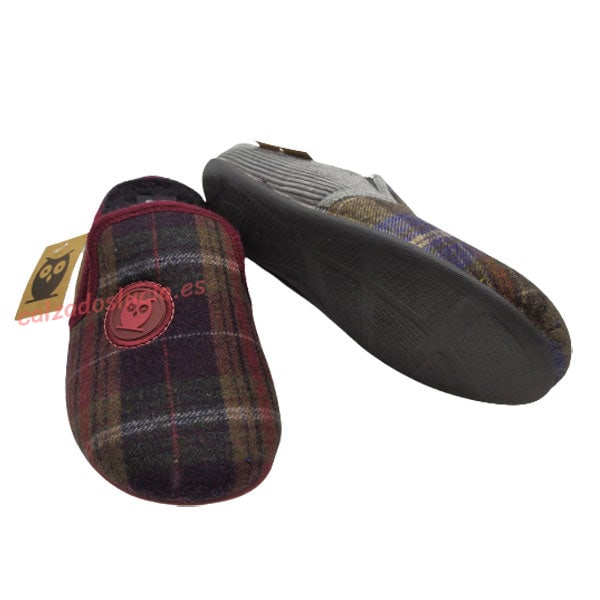 Zapatilla casa de hombre elegante