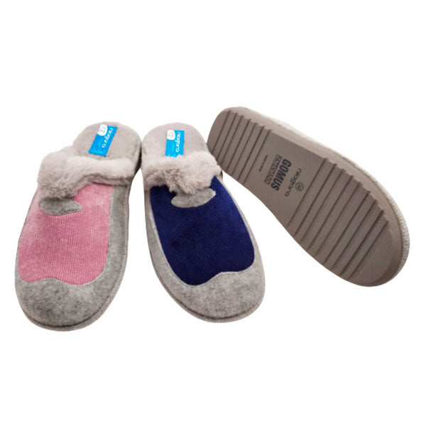 Zapatilla de casa estilo nórdica de mujer