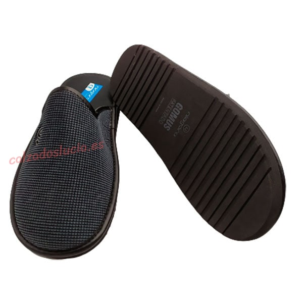 Zapatilla casa invierno en panilla para hombre