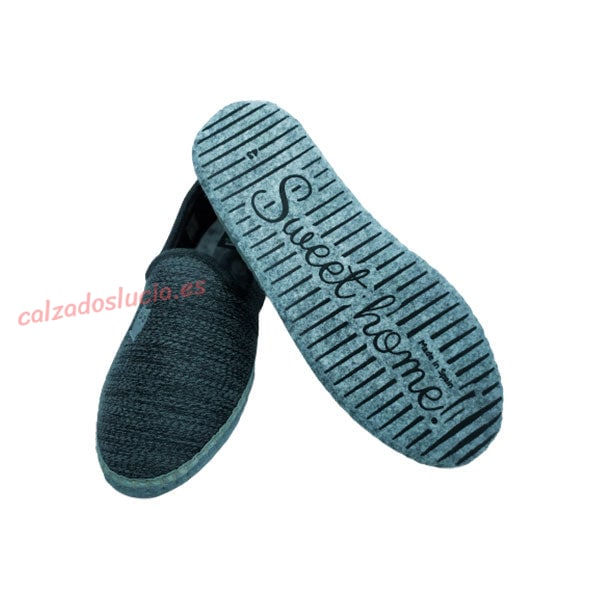 Zapatilla de casa hombre para parquet y madera