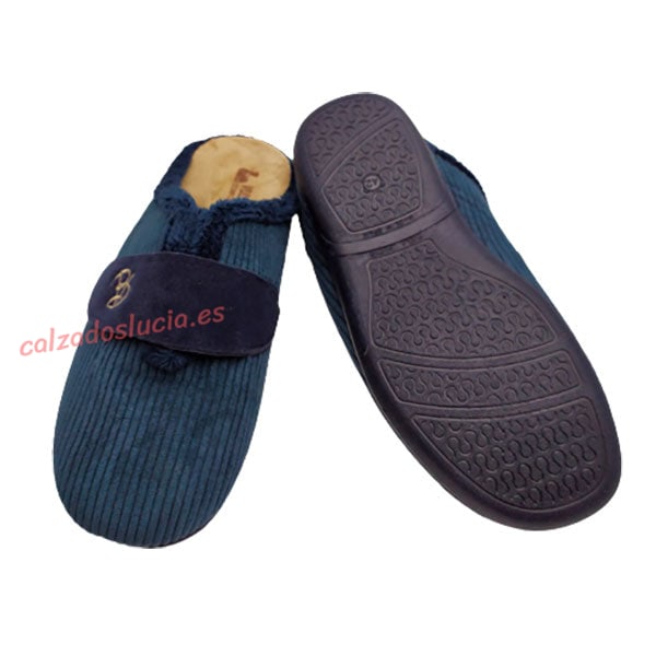 Zapatilla de casa para hombre ancho especial