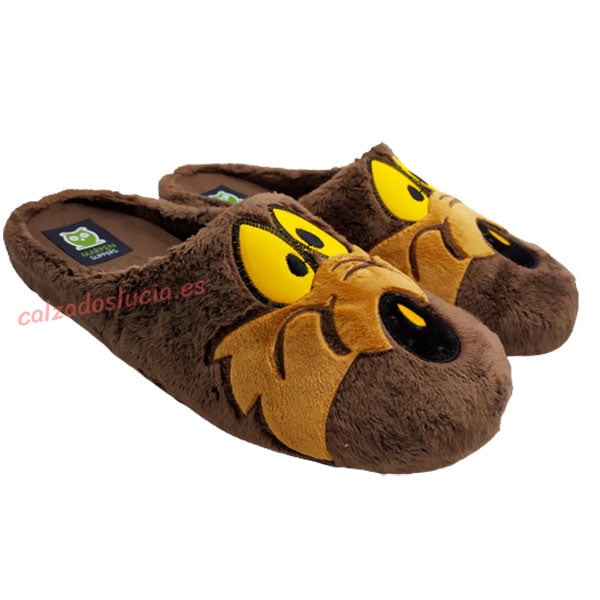 Zapatilla de casa lobo de Marpen Slippers