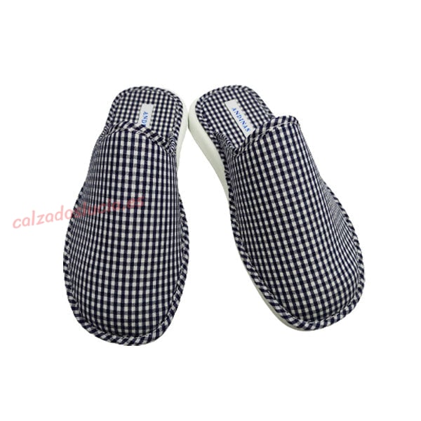 Zapatilla casa verano destalonada punta cerrada