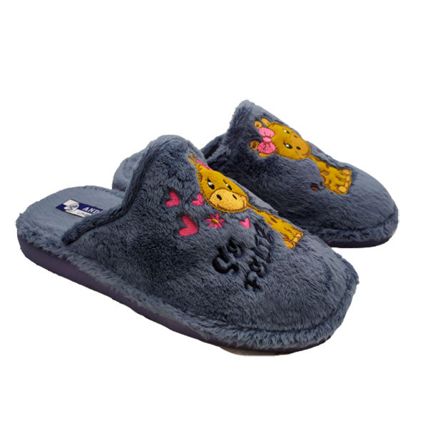 Zapatilla casa invierno jirafa de Andinas