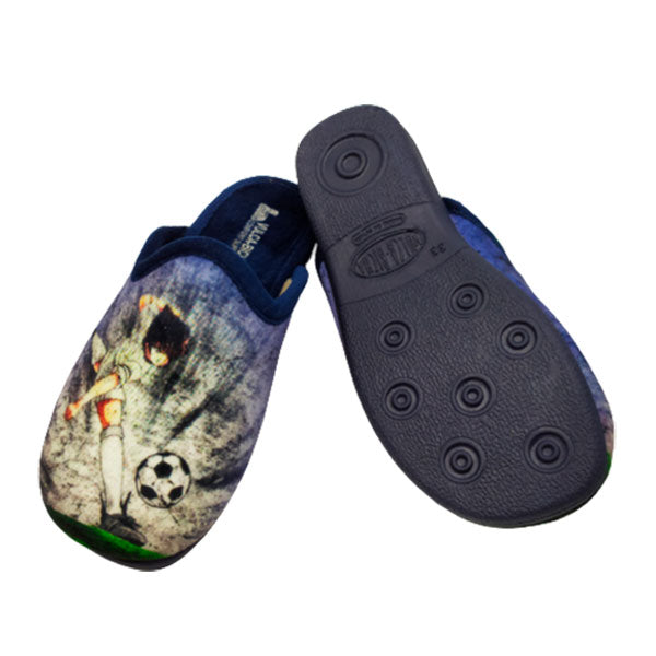 Zapatilla de casa para niño futbolista de Vulca-Bicha