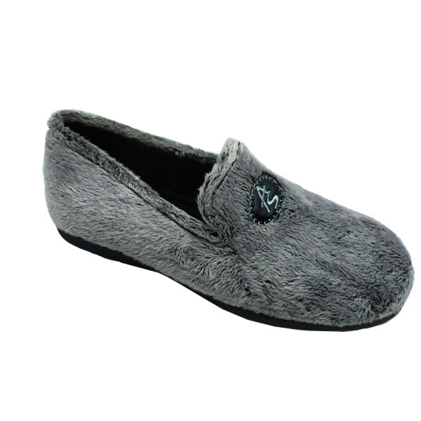 Zapatilla casa pelos negro de Andinas