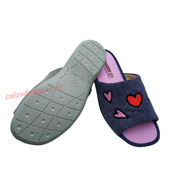 Chinela verano corazones de mujer Vulca-Bicha