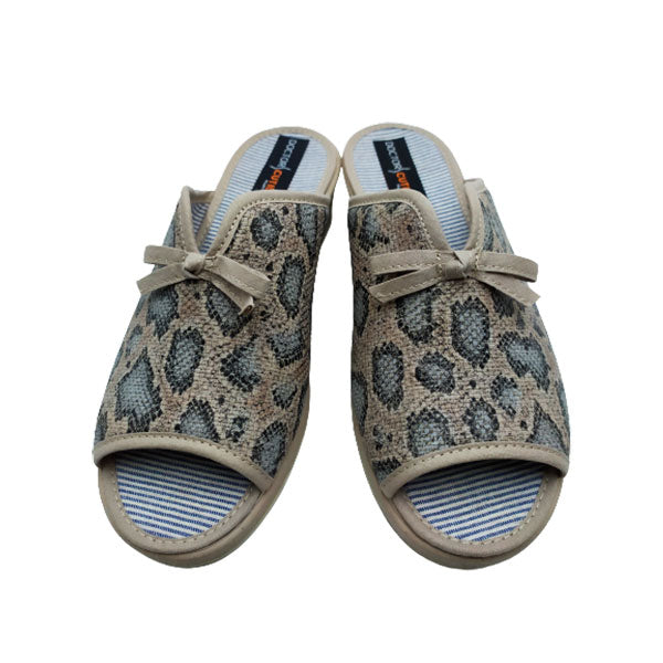 Zapatilla de casa de verano para señora con cuña