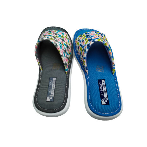 Zapatilla de casa mujer en lona Andinas