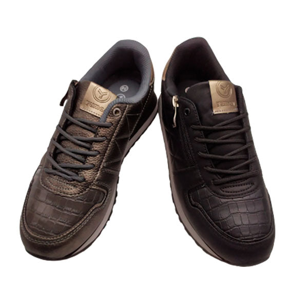 Zapatilla con cierre de cremallera Yumas