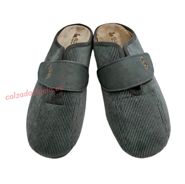 Zapatilla casa con velcro Vulca-Bicha hombre