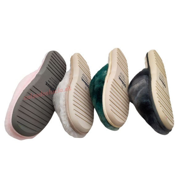 Zapatilla de casa con suela de caucho expandido