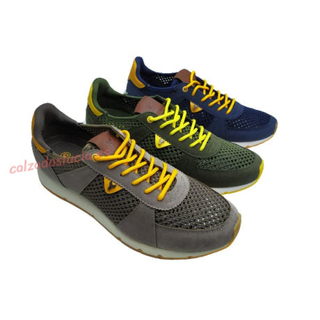 Zapatilla Yumas hombre de rejilla modelo Finlandia