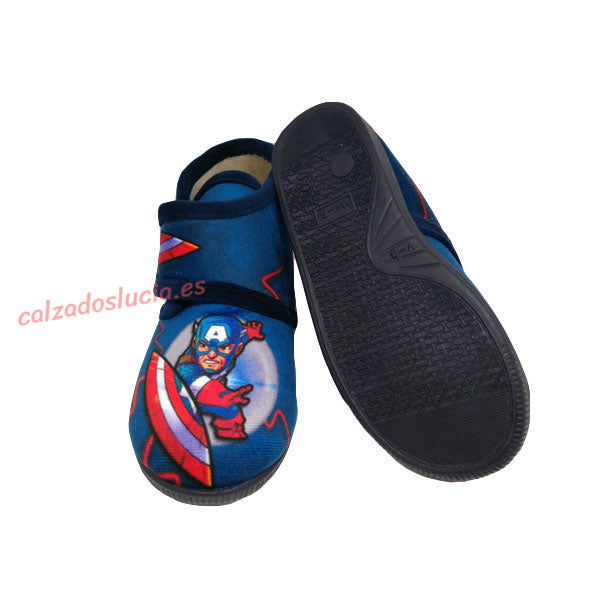 Botita casa súper héroe con escudo V-B