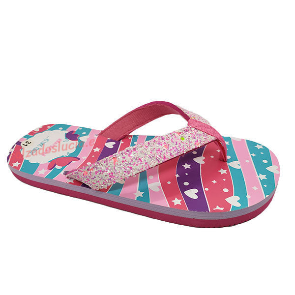 Chancla de niña Beppi en fucsia