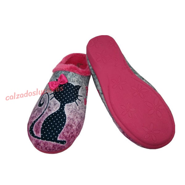 Chinela pareja de gatitos