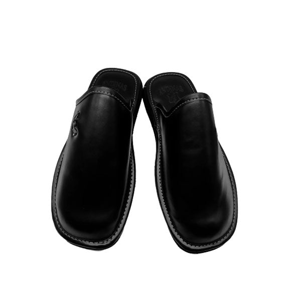 Zapatilla destalonada en piel de Andinas