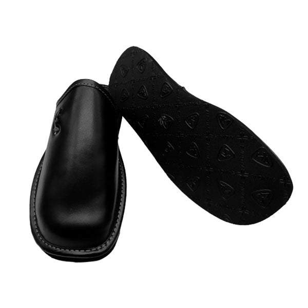 Zapatilla destalonada en piel de Andinas