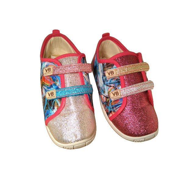 Zapatilla de lona estampado en colores