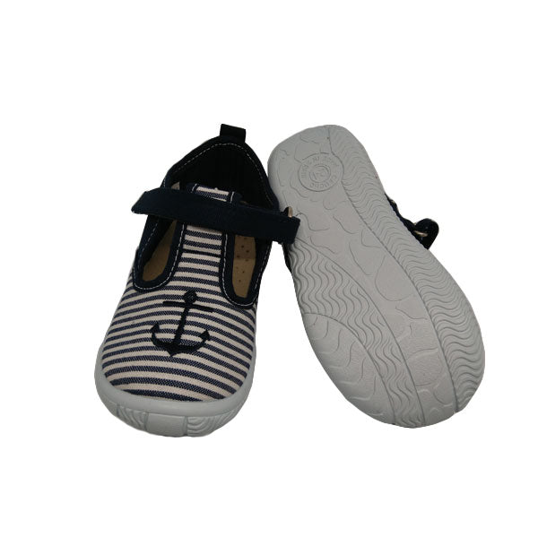 Zapatilla de lona marinera para niño de Vulca-Bicha