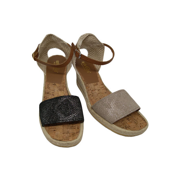 Sandalia de cáñamo con banda fina Anvesa