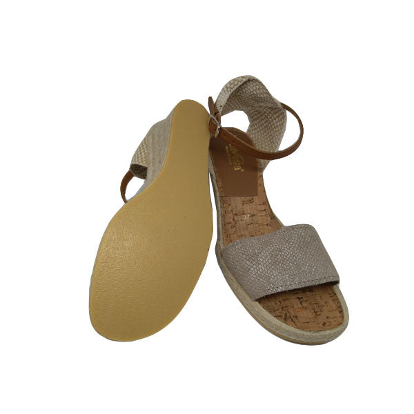 Sandalia de cáñamo con banda fina Anvesa