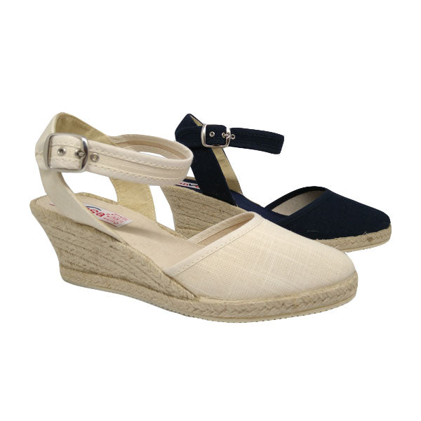 Sandalia de cáñamo en forma de salón por Anvesa