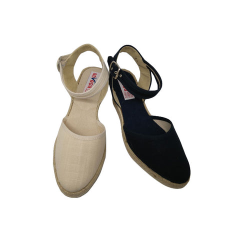 Salón y cuña de cáñamo alta con pulsera Anvesa