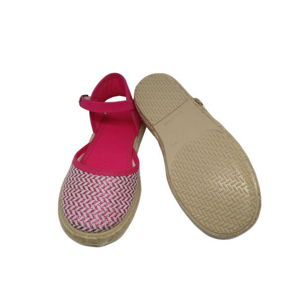 Sandalia lona con cáñamo