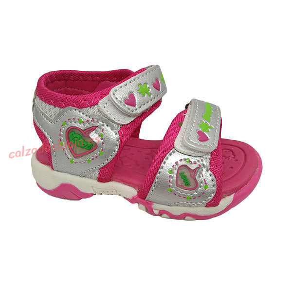 Sandalia Beppi de niña con suela de goma