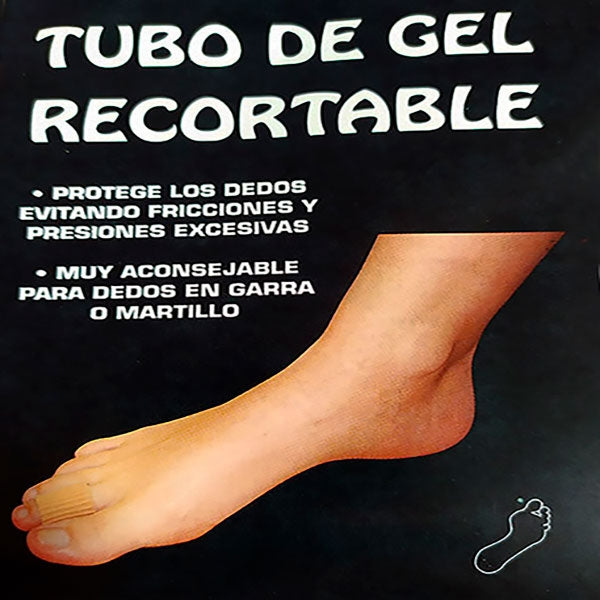 Tubo de gel para proteger los dedos en garra