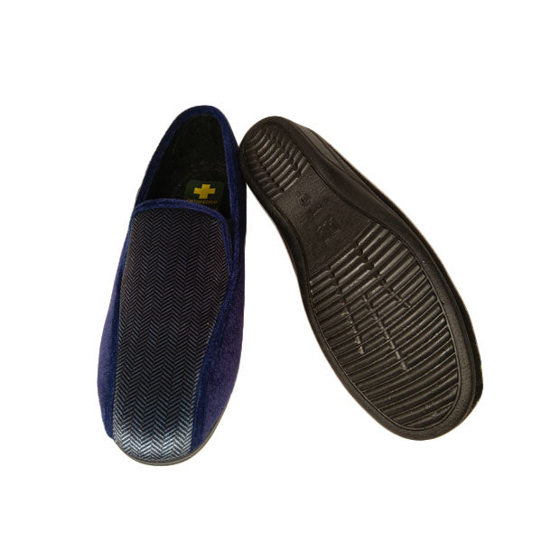 Zapatilla ancho especial cuña baja Doctor Cutillas