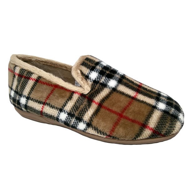 Zapatilla de casa a cuadros de Vulca-Bicha