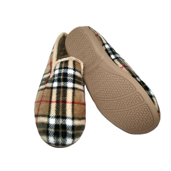 Zapatilla de casa a cuadros de Vulca-Bicha