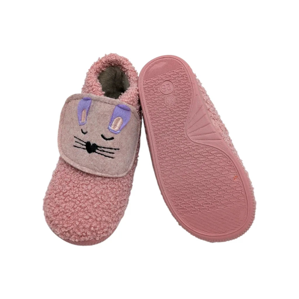 Suela flexible antideslizante rosa de botín de casa infantil Vulca-Bicha
