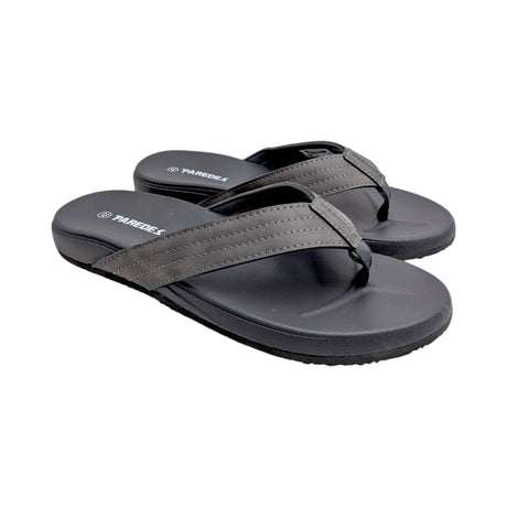 Chanclas gris de Dedo Paredes para Hombre