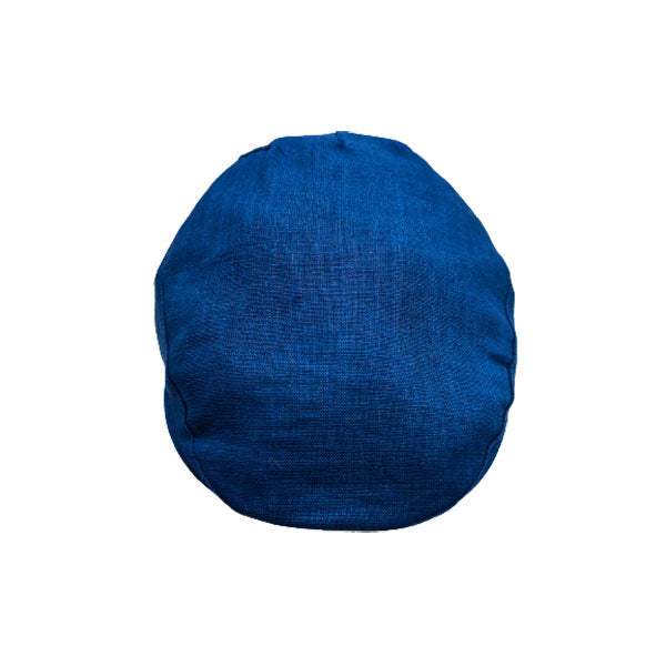 Gorra de lino en azul para el verano