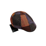 Gorra patchwork en marrón