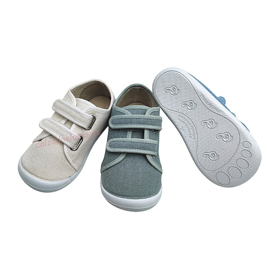 Zapatilla respetuosa de lona para niños Vul-Peques